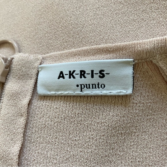 Akris Punto Short Sleeve Blouse Pink 8 - Picture 3 of 3